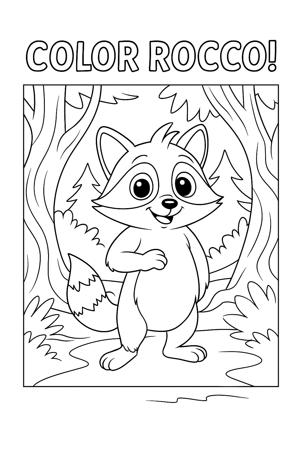 Rocco Coloring Page Preview